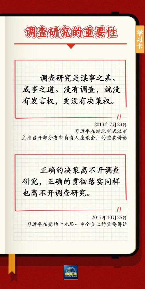 學(xué)習(xí)卡丨如何深入調(diào)查研究？跟總書(shū)記學(xué)習(xí)“五字訣”